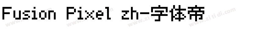 Fusion Pixel zh字体转换